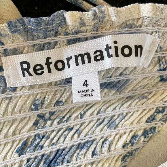 Reformation juliette Dress   Pompadour    authentic - Picture 12 of 16